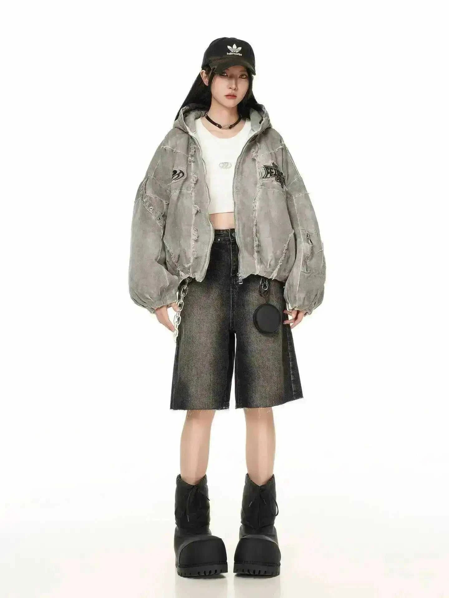 HKSH Autumn Winter New Men's Tide Original Design Techwear High Street Fashion Trend Vintage Jacket Chic Casual Coats Ins HK6132 The jack market .AU The jack market .AU Men Fashion $ 172 14:691#Gray;5:4182
