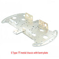 2/4WD Motor Chassis Acrylic Metal Aluminum Smart Car Chassis TT Motor Chassis DIY Chassis for Car Robot Motor Chassis