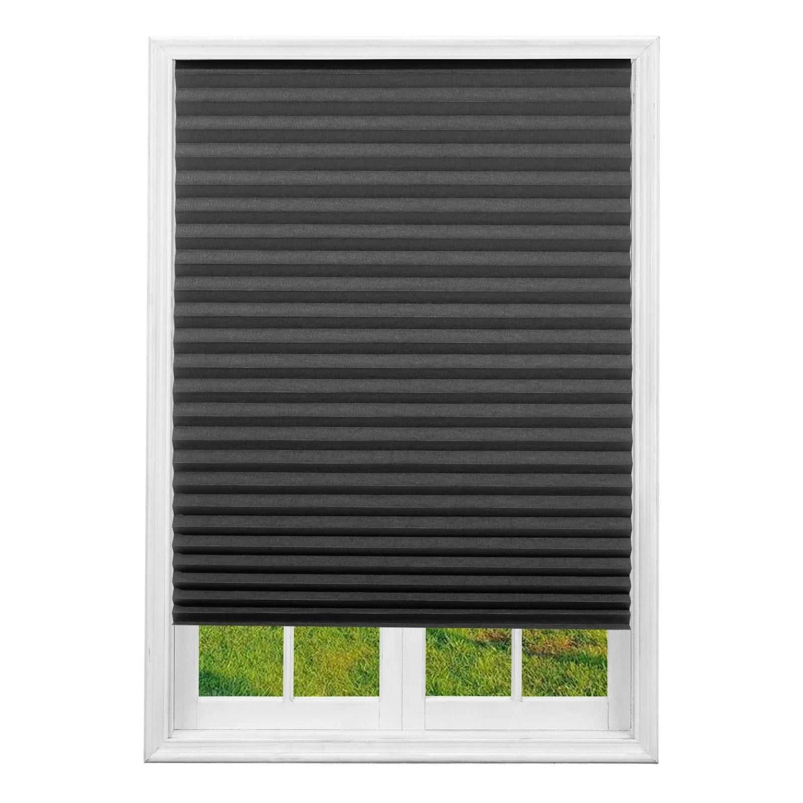 1Pc Shades Self-adhesive Half/Full Windows Nonwoven Folding Curtain Bathroom Balcony Living Room Balcony Curtains Pleated Blinds The jack market .AU The jack market .AU Home $ 51 14:365458#60X150CM Full
