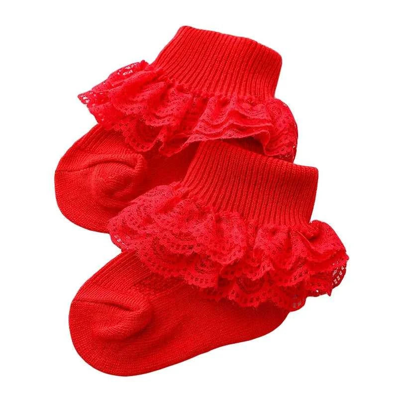 Baby Girls Boys Cotton Socks Cute Eyelet Frilly Lace Baptism Socks Birthday Gift for Infants The jack market .AU The jack market .AU Mum & Kids: Essential Products for Every Family $ 21 14:200002130;200000463:200661896#6-12M