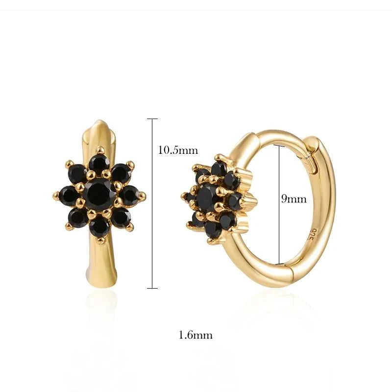 TIANDE Black Zircon Hoop Drop Earrings for Women Gold Plated Piercing Women's Dangle Earrings Set 2022 Fashion Jewelry Wholesale The jack market .AU The jack market .AU Jewellery & Chains $ 48 200001034:200025551#JQH0068-SS-5