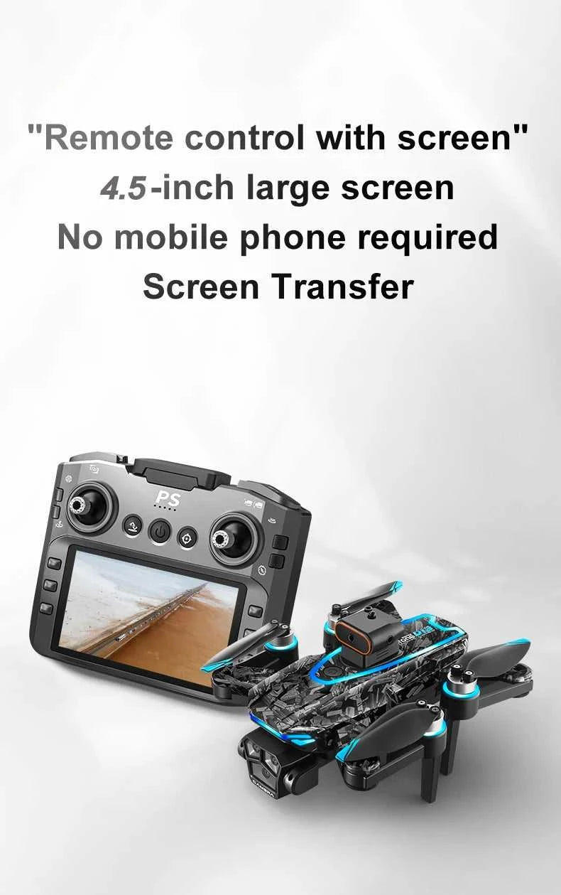New D13 RC Drone 4K Professional HD Triple Camera 5G WIFI FPV Dron 360° Obstacle Avoidance Brushless Large Screen Quadcopter Toy The jack market .AU The jack market .AU Drones $ 128 14:29#D13-Screen Drone