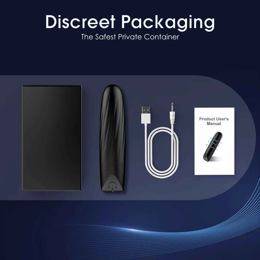 Blissful Touch Waterproof Silicone Bullet Vibrator - Powerful Clit & G-Spot Stimulation for Ultimate Pleasure
