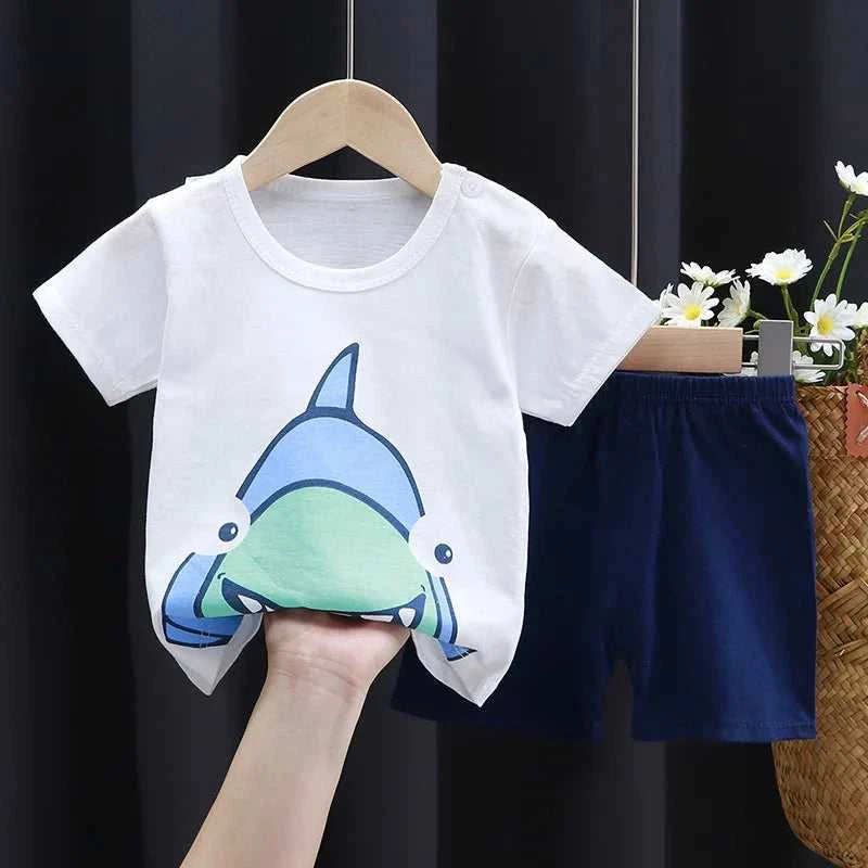 Child Clothing Sets Boys Cartoon Print Tshirt Simple Fashion Tees Shorts New Cute Tops Tracksuits Kids Short Sleeve Tops Shorts The jack market .AU The jack market .AU Mum & Kids: Essential Products for Every Family $ 24 14:200002130#p44;200000463:200661895