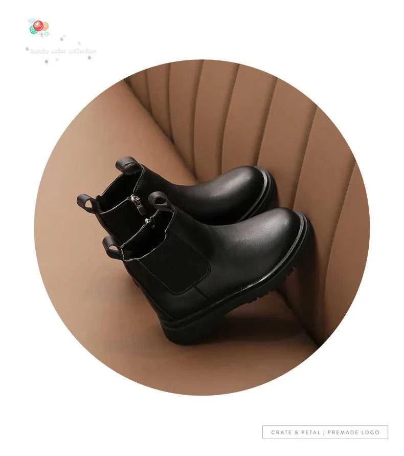 Size 27-37 Kids PU Leather Boot Warm Autumn Winter Children's Shoes Princess Girls Anti Slip Foot Warmer Snow Boots The jack market .AU The jack market .AU Mum & Kids: Essential Products for Every Family $ 43 14:365458#D-12Brown;200000124:150#27