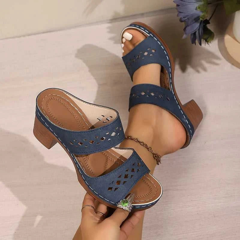 Retro Hollow Out Thick-Heeled Sandals Women Summer Lightweight High Heels Slippers Woman Plus Size Outdoor Platform Sandles 43 The jack market .AU The jack market .AU Step Up Your Style: Trendy Shoes for Every Occasion! $ 67 14:200001438;200000124:200000338