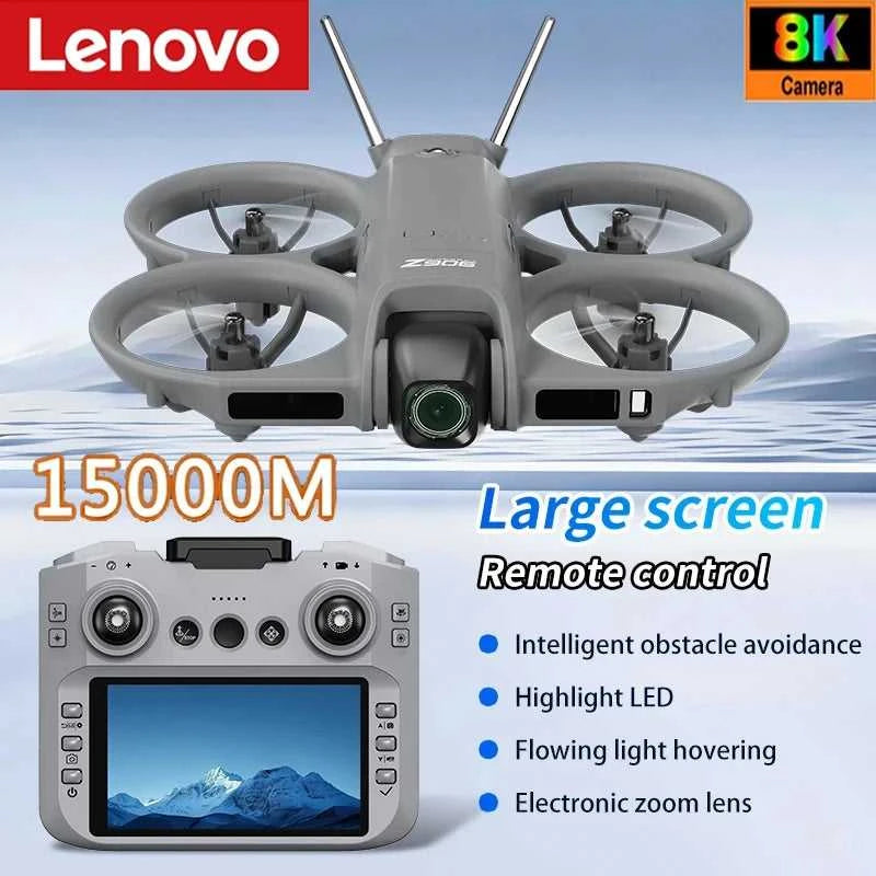 2026 Lenovo Drone With 4.3-inch Large Screen 8k High-definition Aerial Photography Obstacle Avoidance Remote Control Quadcopter The jack market .AU The jack market .AU Drones $ 99 14:29#Black
