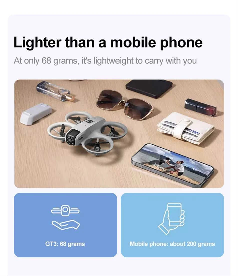2026 New GT3 Drone 8K 5G GPS Professional HD Aerial Photography Remote Control Aircraft HD Dual Camera Quadcopter child Toy UAV The jack market .AU The jack market .AU Drones $ 101 14:175#GT3 8K