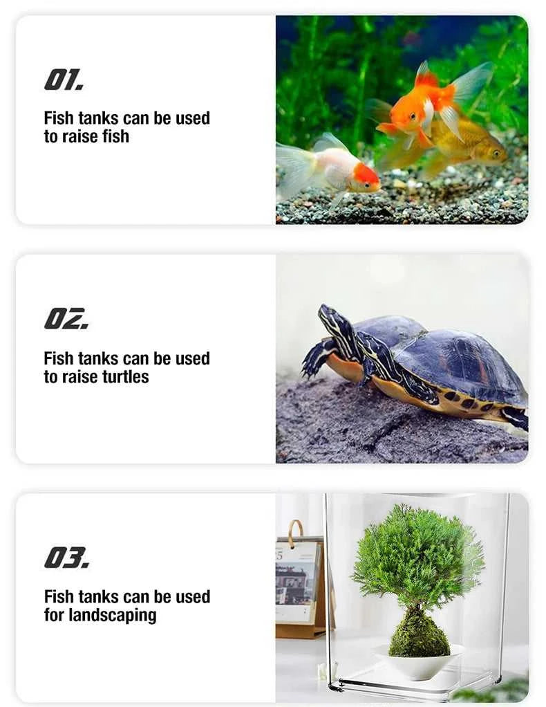 Desktop fish tank, new aquarium, lazy person, no water change, self circulating ecological fish tank, living room, small ecologi The jack market .AU The jack market .AU Fishing Gear $ 34 14:100018786#black