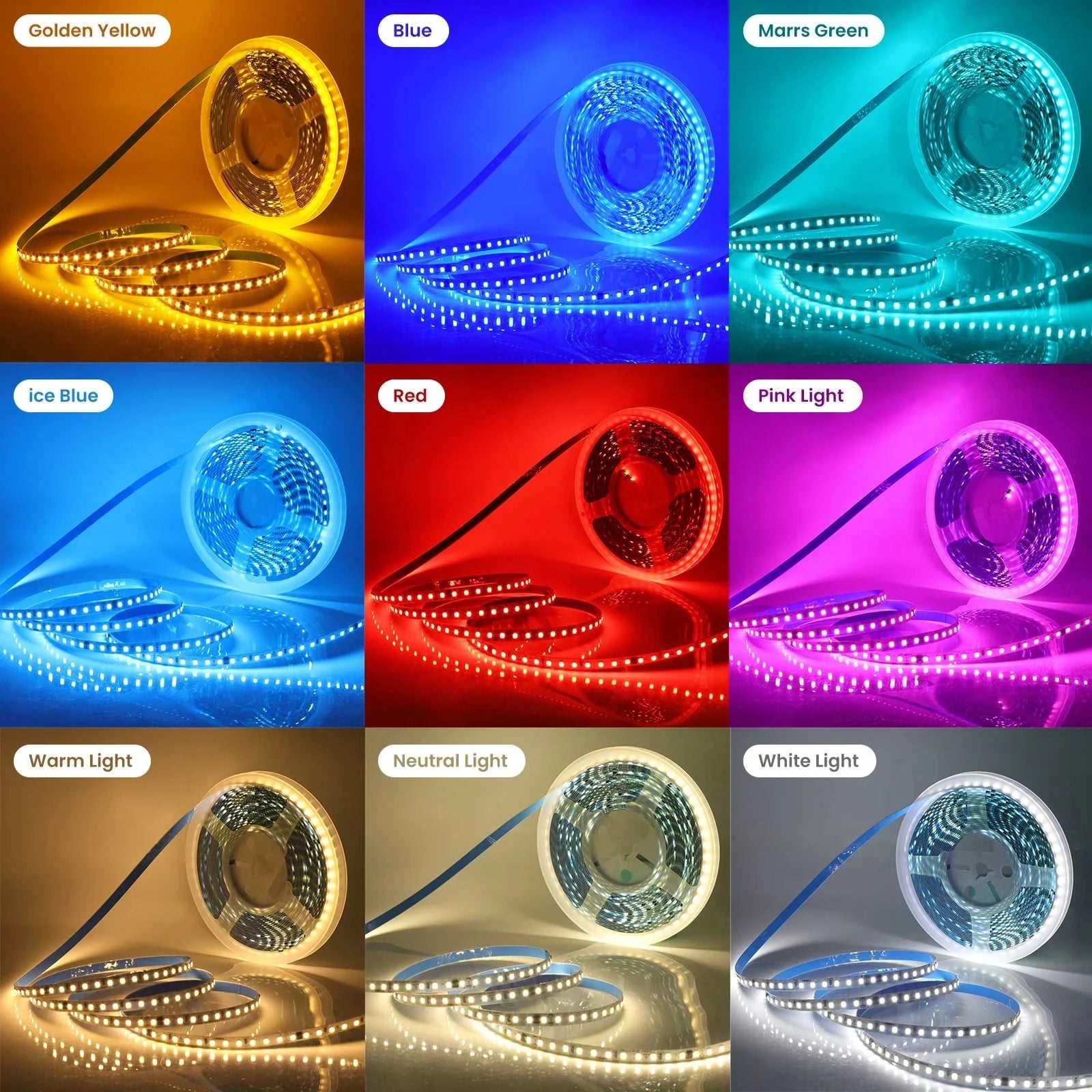 220V LED Strip Light 5m 10m 20m 50m Flexible LED Tape 2835 120LEDs IP44 Waterproof Light Bar White Warm Natural Ice Blue Pink The jack market .AU The jack market .AU Home $ 54 136:10#red;200007763:201336100;380:201301155