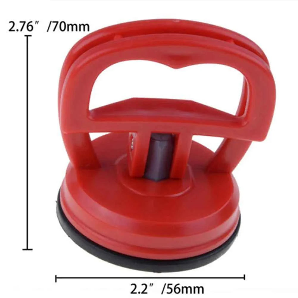 Mini Suction Cup Lifter Glass Puller Sucker Plastic Repair Rubber 1pc Tool 4.72in Dent Panel 5.31*5.12*4.72in Blue