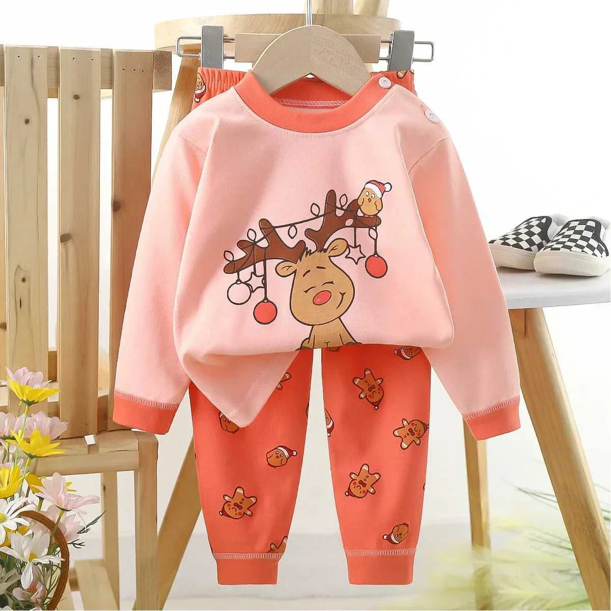 New 2025 Kids Girls Casual Warm Pajamas Cute Cartoon Rabbit Long Sleeve T-Shirt Tops + Pants Baby Autumn Sleepwear Clothing Sets The jack market .AU The jack market .AU Mum & Kids: Essential Products for Every Family $ 35 14:200004889#Style 4;200000463:200661898#12M