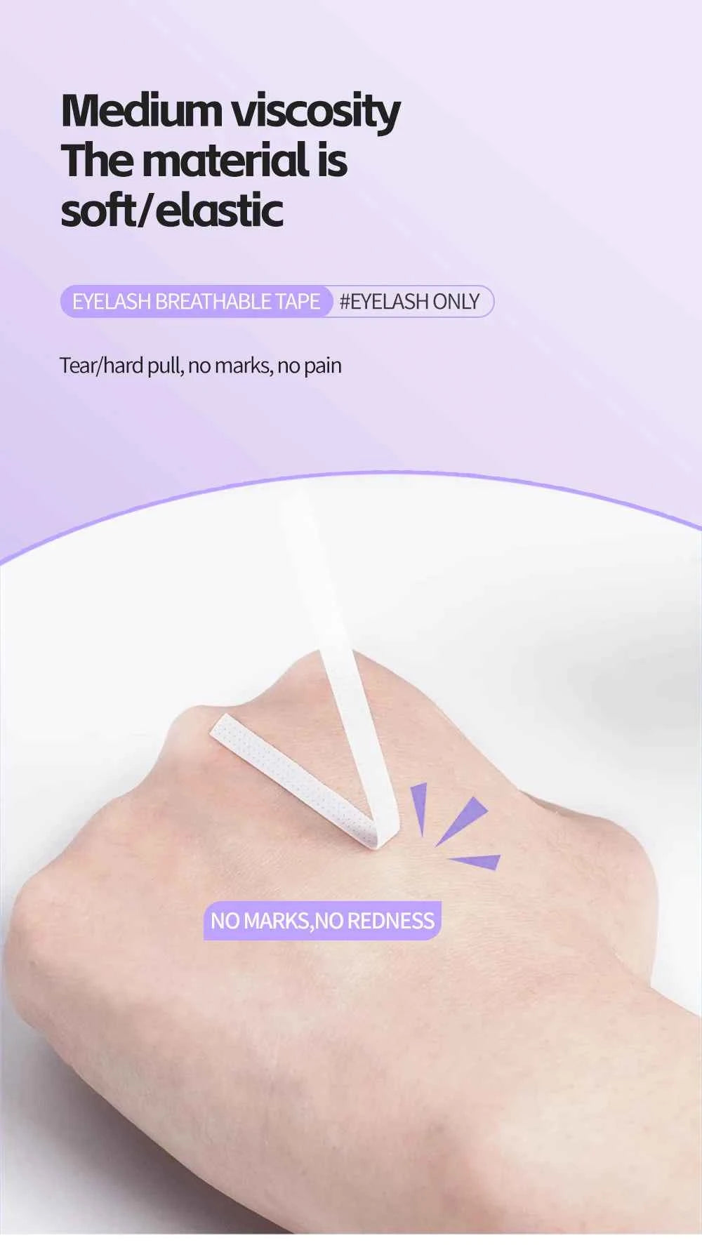 4mm Mini Eyelash Extension Tape Makeup Breathable Anti-allergy Easy to Tear Micropore Tape Professional Lashes Tape Wholesale