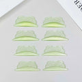 Libeauty U Curl Silicone Eyelash Perm Rods - 4 Pairs with Free Glue for Stunning 3D Lash Lifts