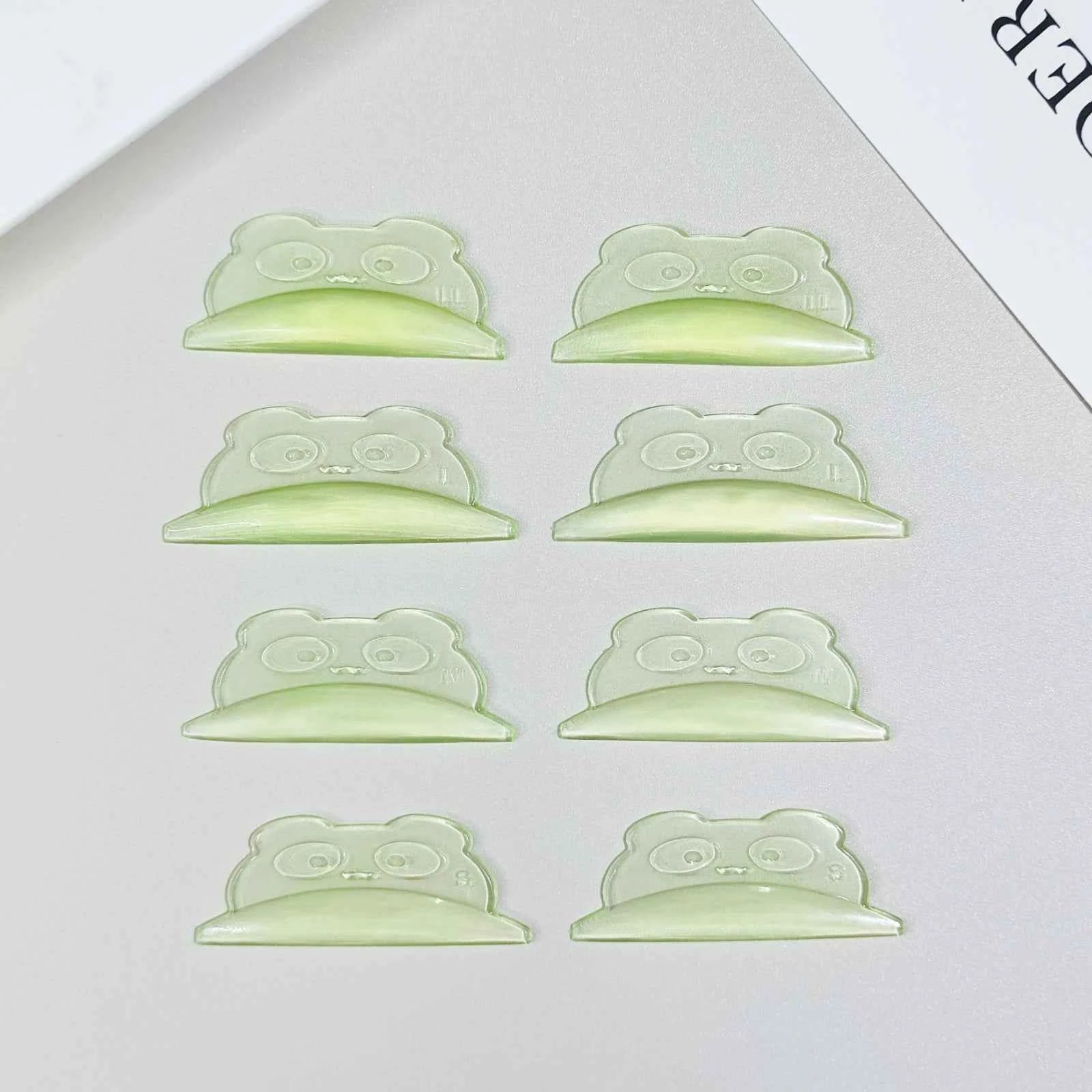 Libeauty U Curl Silicone Eyelash Perm Rods - 4 Pairs with Free Glue for Stunning 3D Lash Lifts