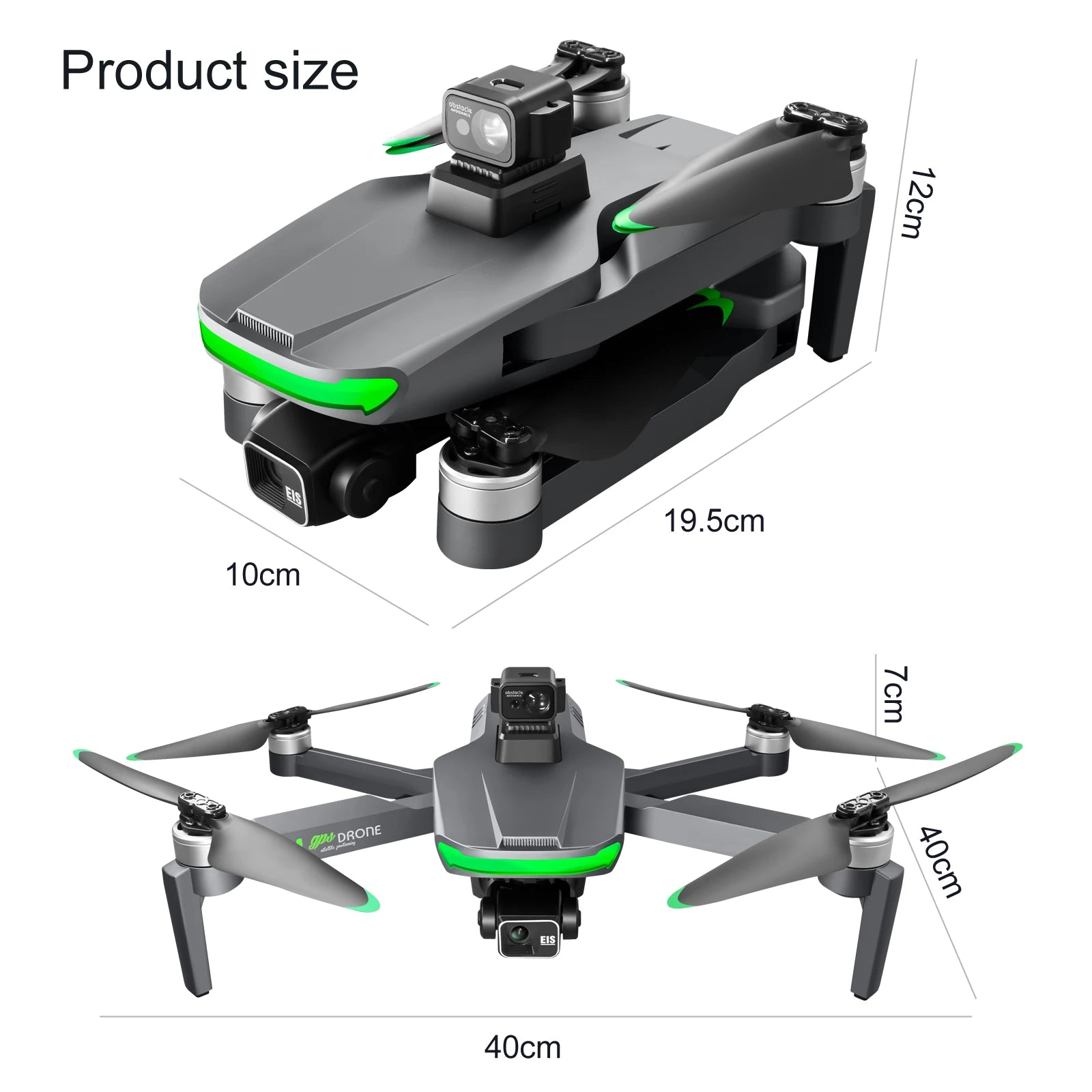 2024 NewS155 Drone With 8K Camera A22 360° Laser Obstacle Avoidance 5G Digital Image Transmission PTZ Anti-Shake EIS Camera FPV