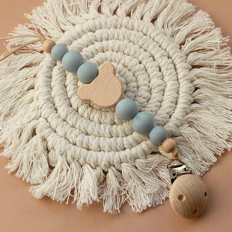 Custom Name Wooden Personalized Baby Pacifier Chain Silicone Bead Dummy Nipple Holder Guard Teether Pendant Newborn Gift Stuff The jack market .AU The jack market .AU Mum & Kids: Essential Products for Every Family $ 29 14:365016#NO.15