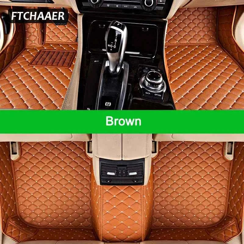 FTCHAAER Custom Car Floor Mats For Audi A8 Auto Carpets Foot Coche Accessorie