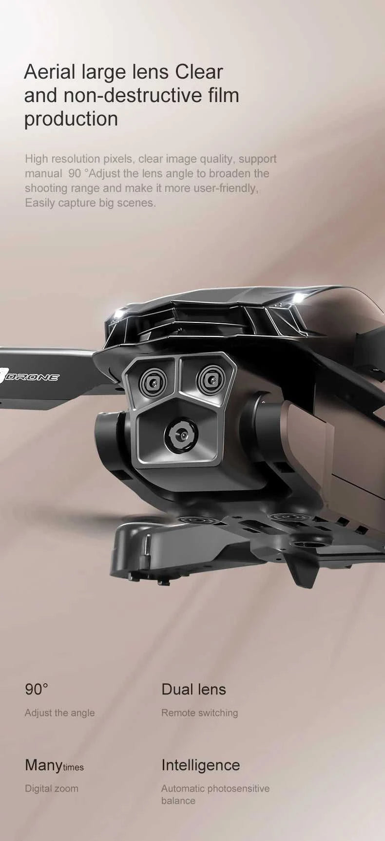 Lenovo D88 Drone 8K Aerial HD Dual Camera Photography Intelligent Obstacle Avoidance Brushless Motor 5G WIFI GPS Return Drone The jack market .AU The jack market .AU Drones $ 86 14:691#Black-8K HD-VR