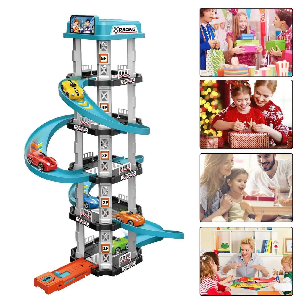 Car Parking Garage Toy Interactive Vehicle Racing Car Ramp Assembly Game Preschool Educational Traffic Toys for Children The jack market .AU The jack market .AU Little Wonders $ 61 14:10#62pcs