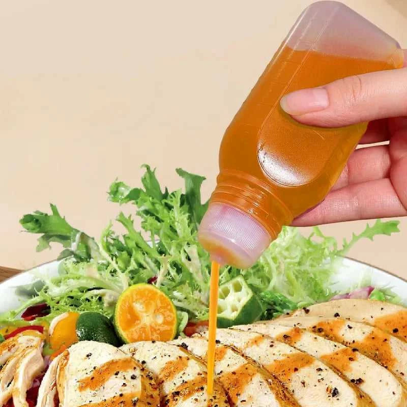 Clear Condiment Squeeze Bottles Honey BBQ Sauces Salad Oil Ketchup Dispenser Container with Scale Seasoning Bottle Kitchen Tool The jack market .AU The jack market .AU Home $ 40 14:193#Mixed-18pcs