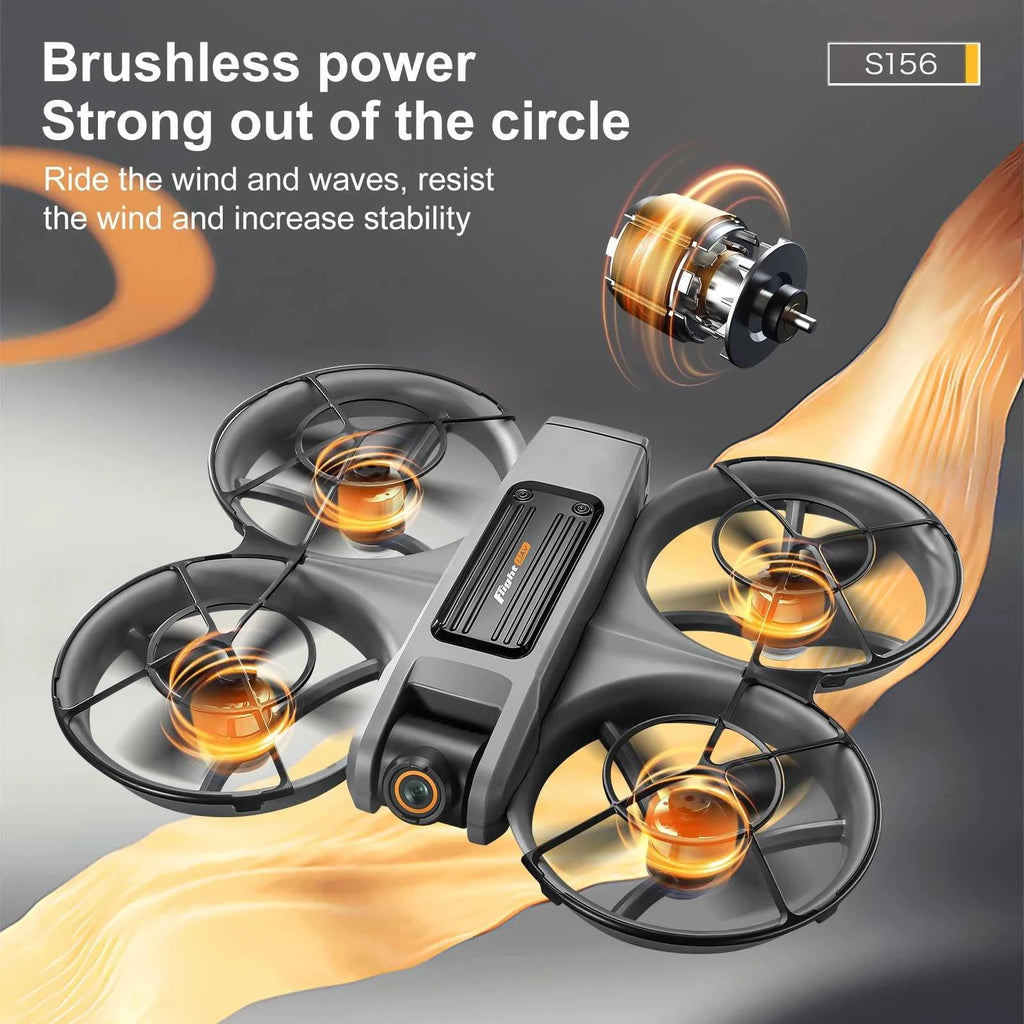 NEW S156 RC Drone 2.4G 5G WIFI Professional 8K Aerial Photography Remote Control Aircraft HD Dual Camera Quadcopter Boy Toy Gift The jack market .AU The jack market .AU Drones $ 124 14:350852