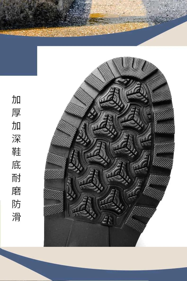 Black High-Top Men's Rain Boots, Adjustable Drawstring Long Boots, Wear-Resistant, Non-Slip, Outdoor Fishing Waterproof Boots, Farm Work Rain Boots, Pvc Water Boots The jack market .AU The jack market .AU Step Up Your Style: Trendy Shoes for Every Occasion! $ 71 14:193;200000124:200000364
