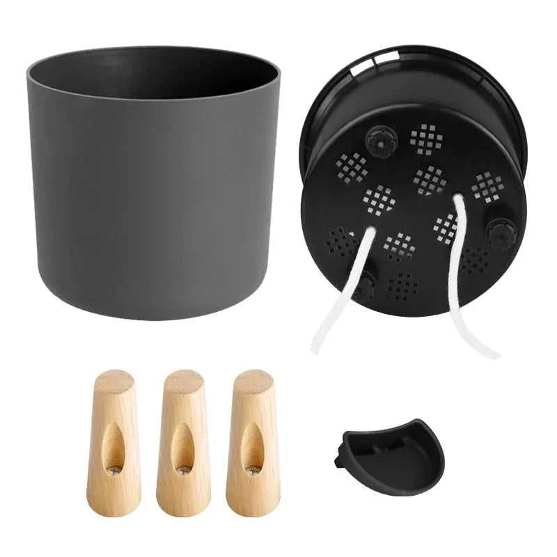 Self-Watering Pot Plastic Plant Pot with Legs Indoor Balcony Bonsai Flowerpot Home Decoration Supplies The jack market .AU The jack market .AU Home $ 55 14:29#1pc;583:200011021#20.5x29cm