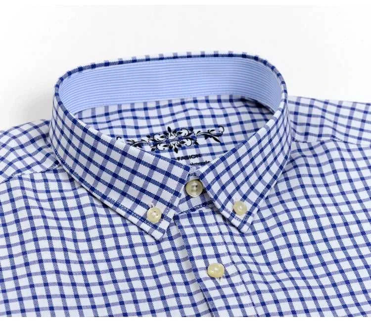 Men's Plaid Oxford Work Casual Button Down Shirts with Pocket Cotton Blend Spring Autumn Long Sleeve Regular Fit Gingham Shirt The jack market .AU The jack market .AU Men Fashion $ 41 14:202520811;5:200000338