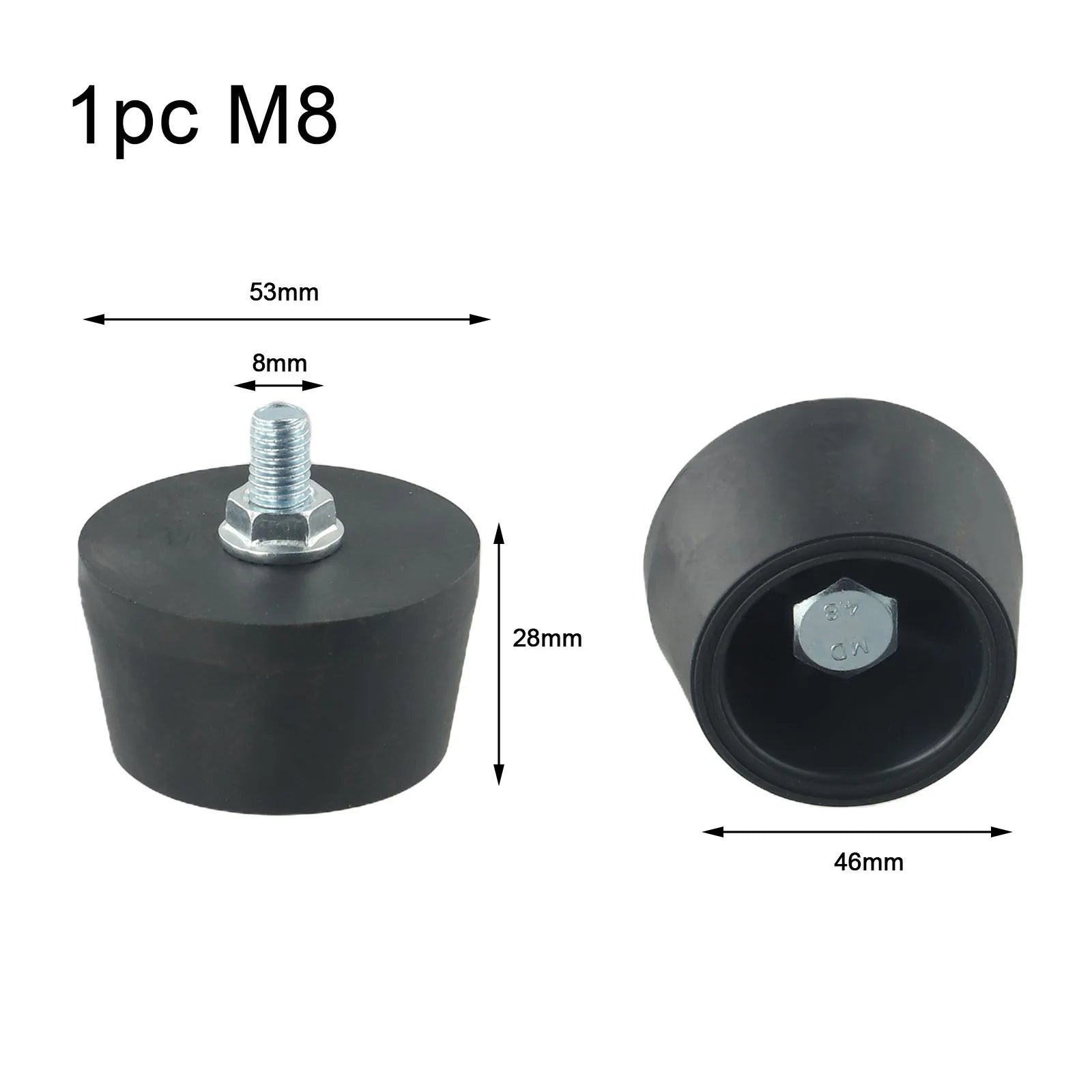 AirGuard Shockproof Compressor Foot Pad - Non-Slip M6/M8 Accessories for Oil-Free Air Pumps