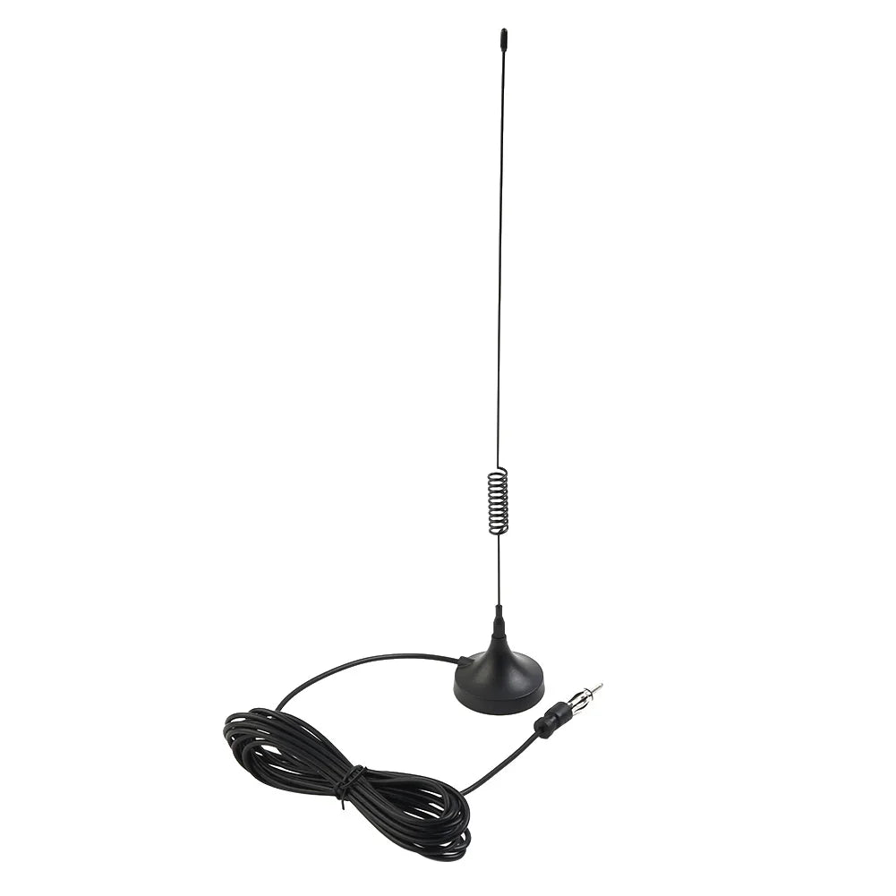 Auto Stereo Radio FMAM Signal Aerial, Car Signal Booster Antenna, Dual Band 144/430Mhz, 31cm Antenna Length, Easy Installation