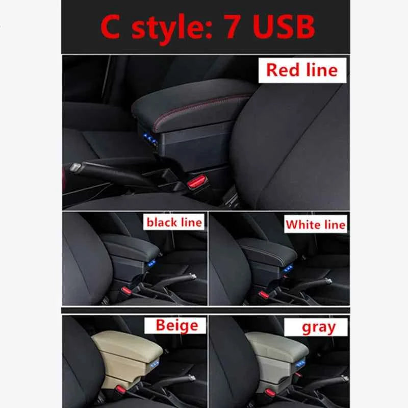 Radaniva Armrest Box for LADA Niva - Stylish Central Storage with Handrail