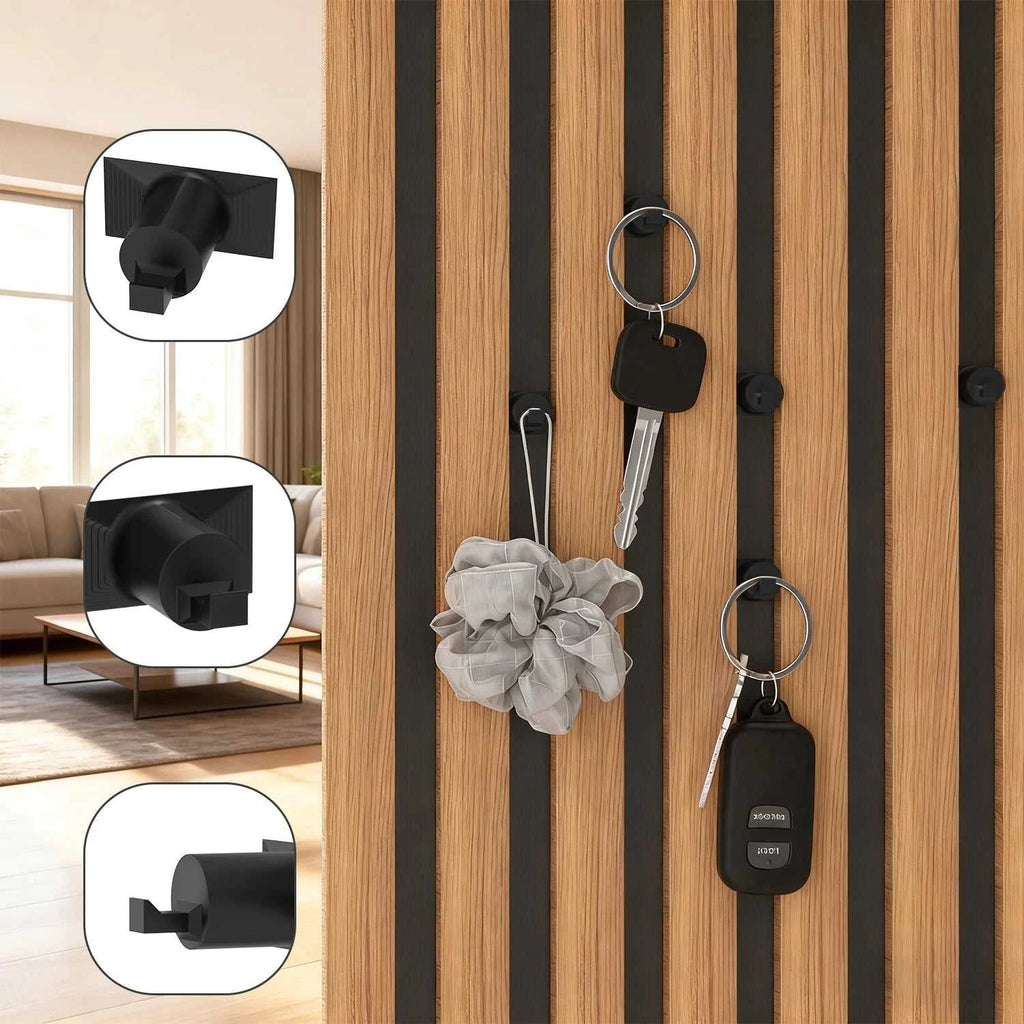 5-Pack 14mm Groove Acoustic Panel Hooks, No-Drill Design, Rust-Resistant and Practical Hooks, Suitable for Office/Meeting Room A The jack market .AU The jack market .AU Home $ 23 14:193;5:1216
