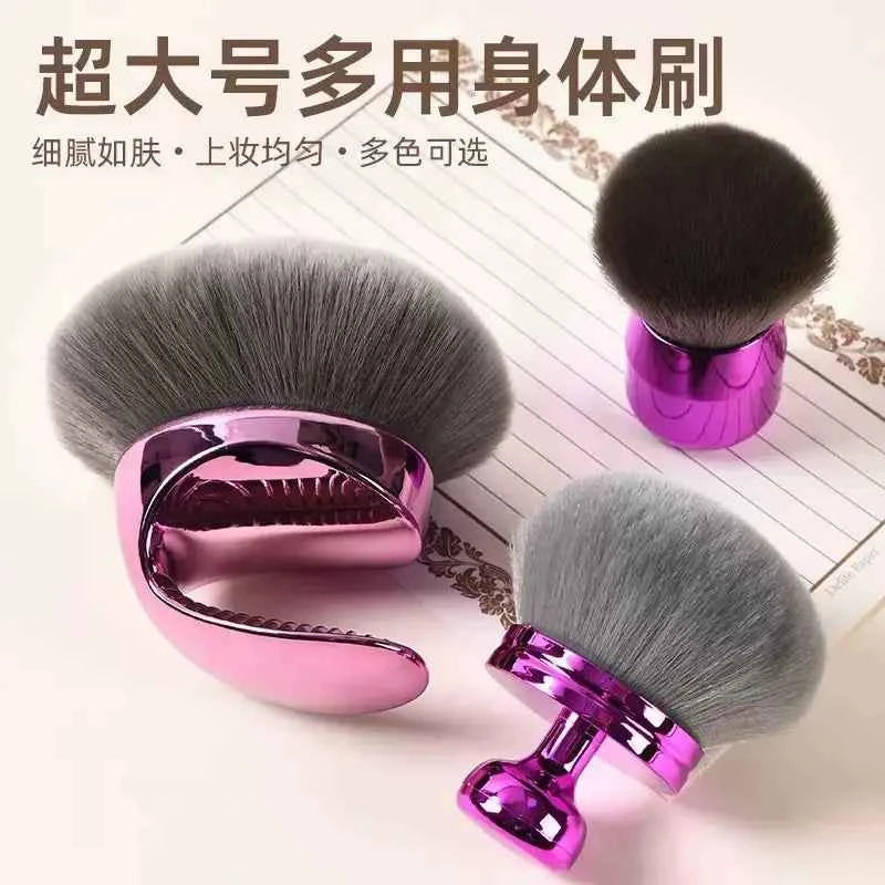 Oversized Mushroom Head Body Brush Soft Multi-use Foundation Powder Brush Multifunctional Neck Body Available Cosmetics Brush