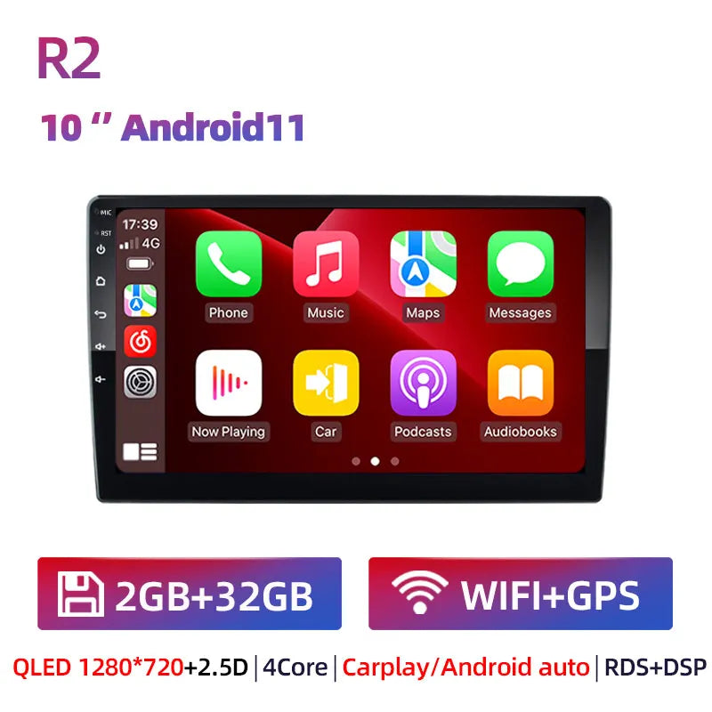 Ruancheng 2 Din Android 7 9 10 Inch Car Multimedia Video Player Universal Stereo Radio GPS for Volkswagen Nissan Hyundai Toyota