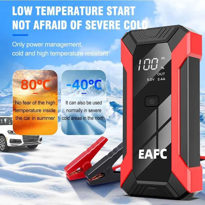 2000A Car Jump Starter Power Bank 12V Output Portable Emergency Start-up Charger 1000A for Cars Booster Battery Starting Device