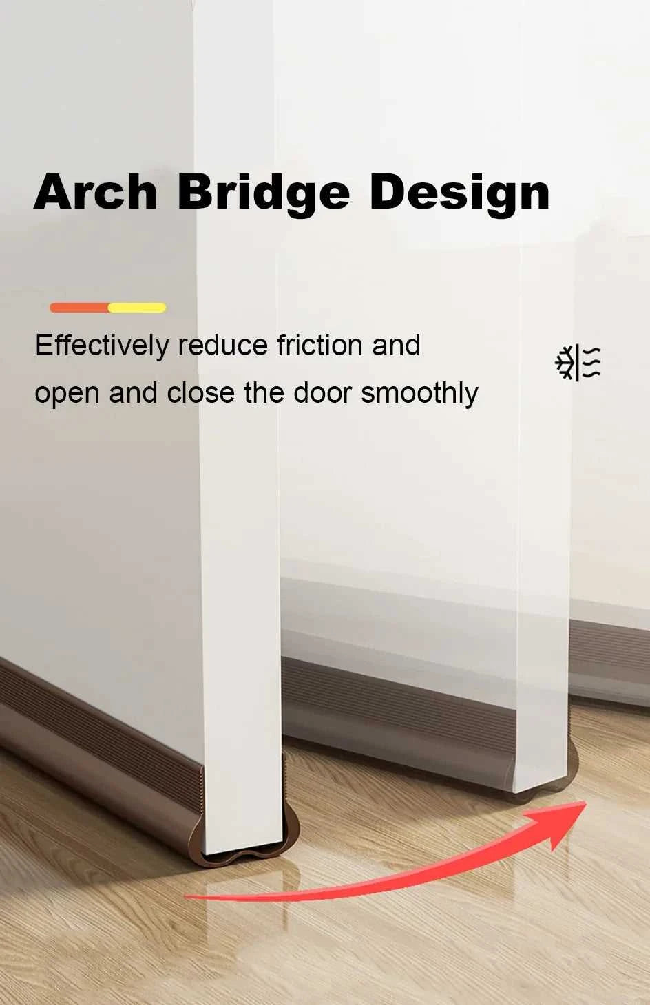 PVC Adjustable Door Bottom Seal Strip Weather Strip Under Door Draft Stopper Thicker Anti-Cold Gap Blocker Sealing Weather Strip The jack market .AU The jack market .AU Home $ 52 14:365458#brown B10494A