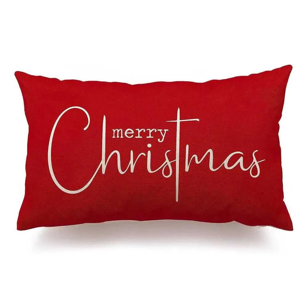 Xmas Tree Pillow Cover 30x50cm Linen Throw Pillowcase Merry Christmas Decorative Snowmen Letter Decor Pillowcase Cushion Cover The jack market .AU The jack market .AU Home $ 22 14:193#merry christmas 1