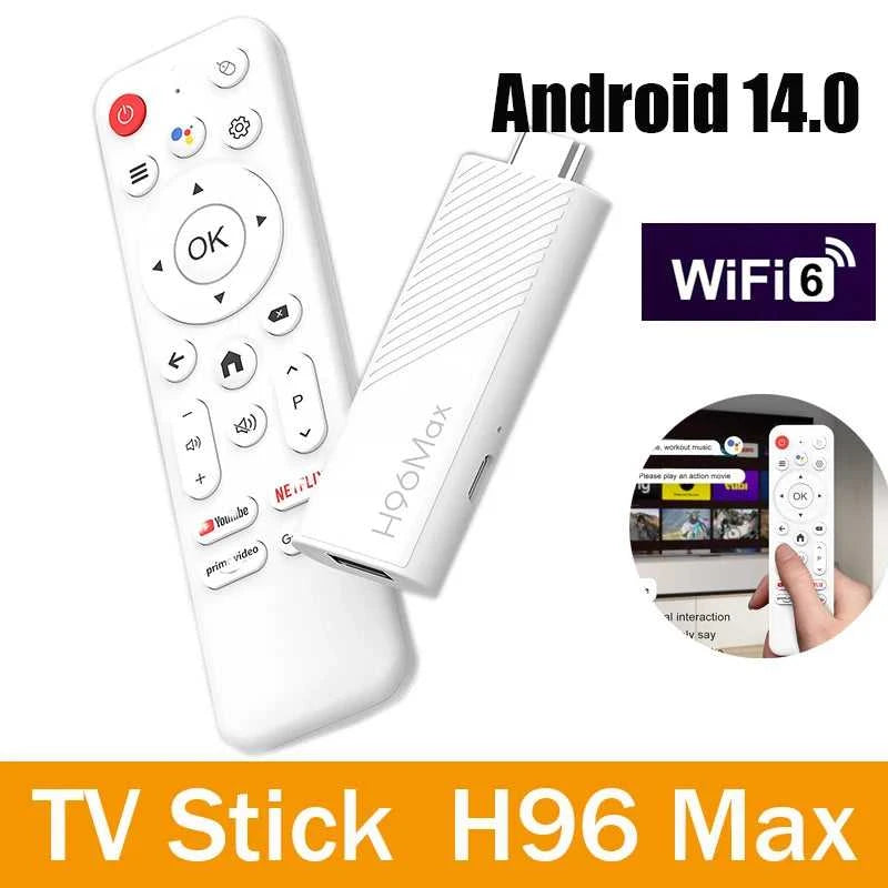 Smart TV Stick H96 MAX H313 Android 14 2.4G 5G Wifi6 BT5.0 Quad Core Home Media Player Voice Assistant Remote TV Stick The jack market .AU The jack market .AU Accessories Electronics $ 77 14:365458#2G 16G