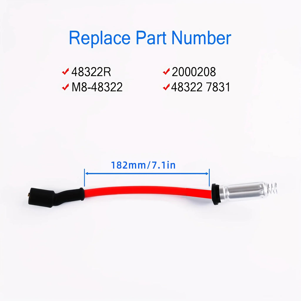 8Pcs High Performance Spark Plug Wires Compatible with Chevrolet Chevy GMC Cadillac Isuzu Express Silverado Suburban Sierra etc