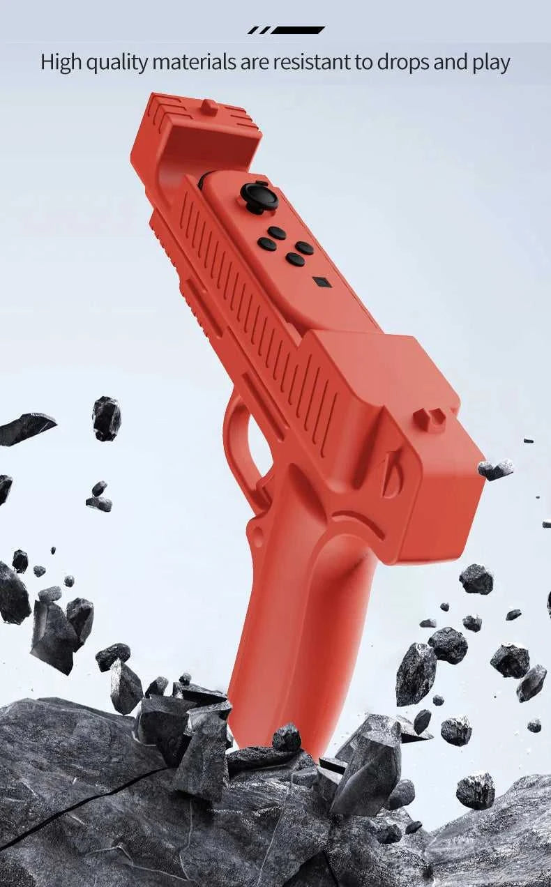 2PCS Shooting Gunstock Grip Game Gun Shape Handgrip for Switch/OLED Game Accessories Easy install Enhance interaction experience The jack market .AU The jack market .AU Accessories Electronics $ 63 14:10#Red Blue