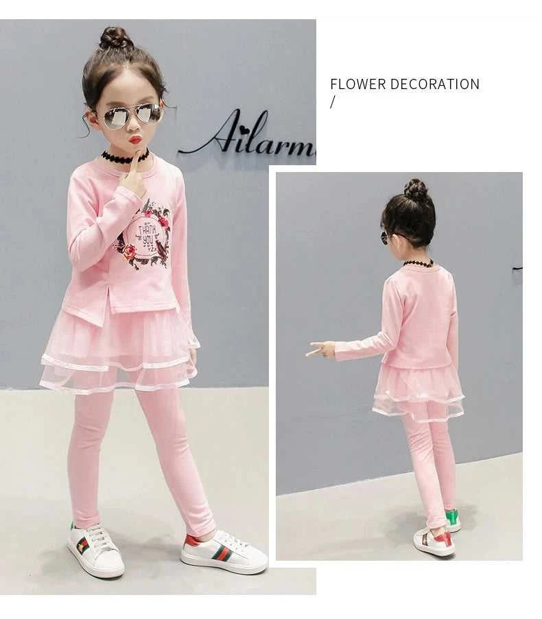 New Spring Girls Clothing Sets Cotton Cute Flower Long Sleeve Top + Pants Little Princess Suit For 3-10 Years Kids Birthday Gift The jack market .AU The jack market .AU Mum & Kids: Essential Products for Every Family $ 45 14:771#As the picture;200000463:200004207#5T(Size 130);200007763:201336100