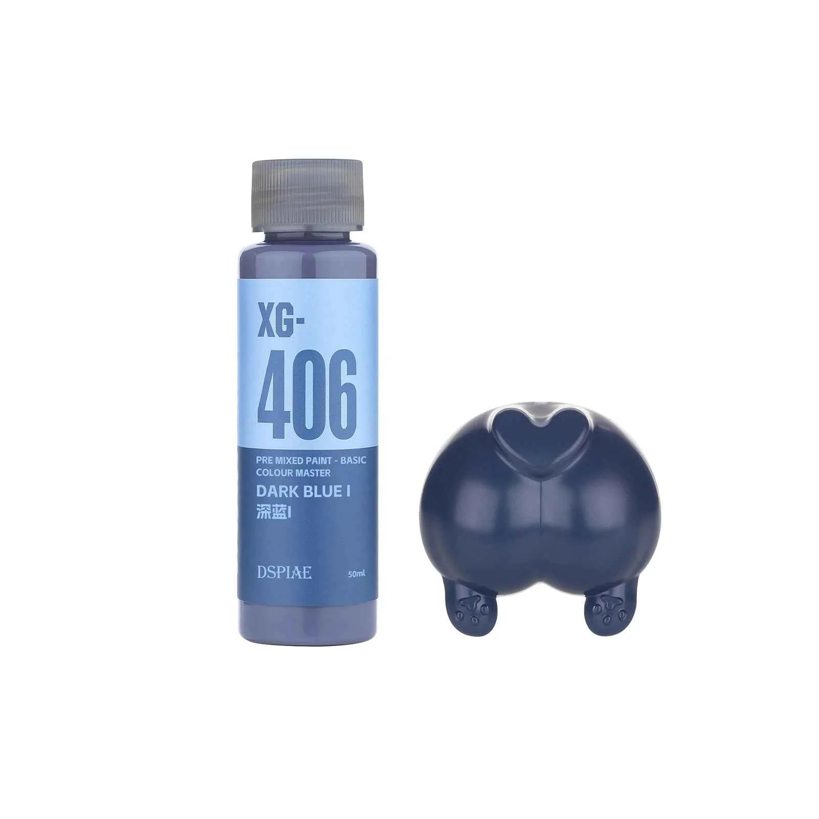 New DSPIAE XG Series Pre Mixed Paint-Basic Color Master 50ML Water-based Paint for Spraying/Hand Painted Model Coloring Pigments