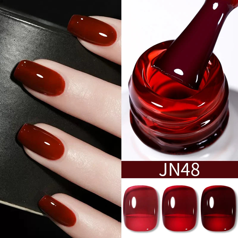 BORN PRETTY Neon Red Gel Nail Polish Yellow Green Summer Color Semi Permanent Varnish 10ml Soak Off UV LED Nail Art Manicure
