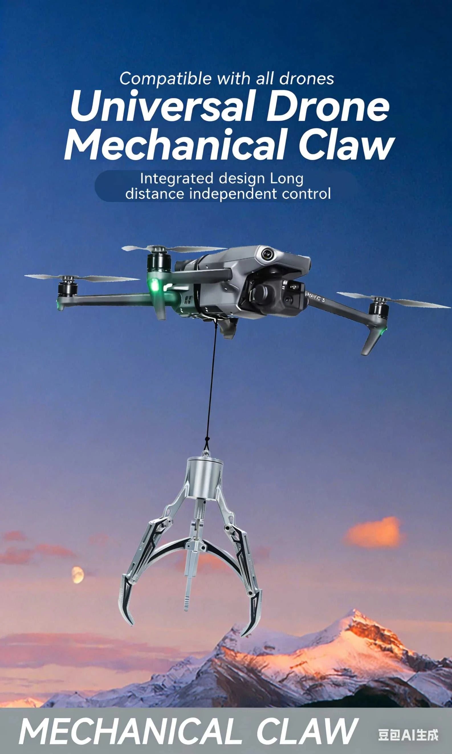 Universal Drone Mechanical Claw Remote Control Gripper Payload Dropper for DJI Mavic 3/Mini 5 Pro/Air 3/Autel Accessories The jack market .AU The jack market .AU Drones $ 92 14:350850#Silver