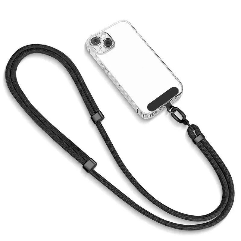 Universal Phone Lanyard - Adjustable Crossbody Neck Strap with Anti-Drop Clip & Portable Wrist Strap