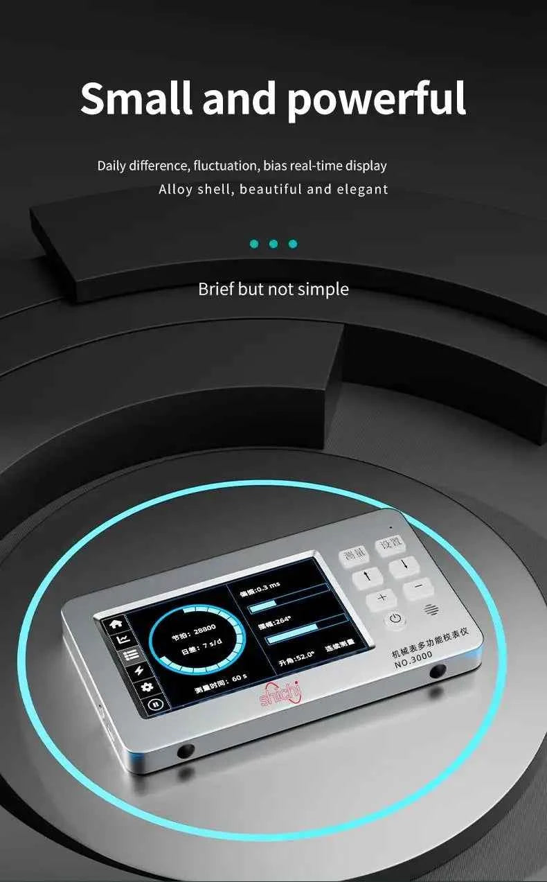 NO.3000 Intelligent Timing Machine - Multifunctional Mechanical Watch & Time Tester with Type-C Connectivity