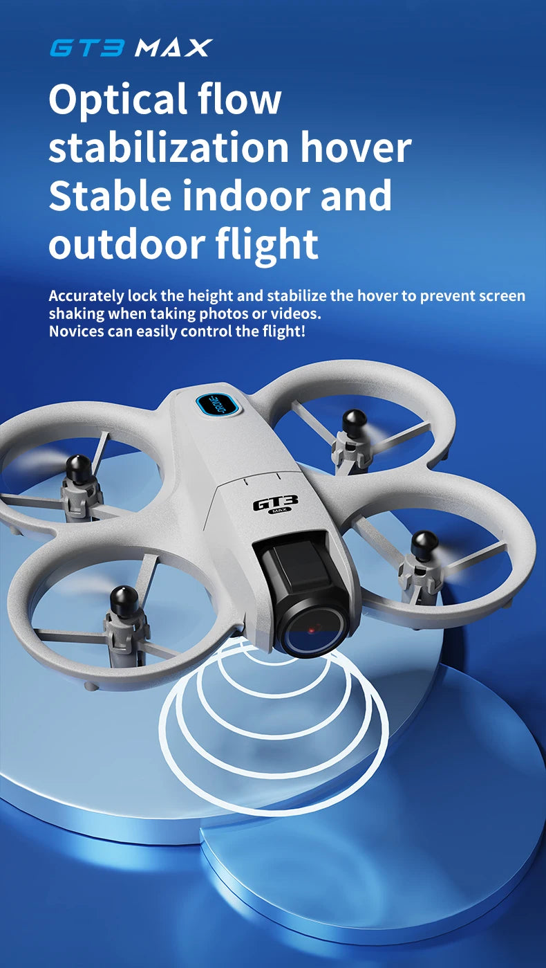 GT3 Max RC Drone 8K 5G 2.4G GPS Professional HD Aerial Photography Remote Control Aircraft HD Dual Cameras Quadcopter Toys Gifts