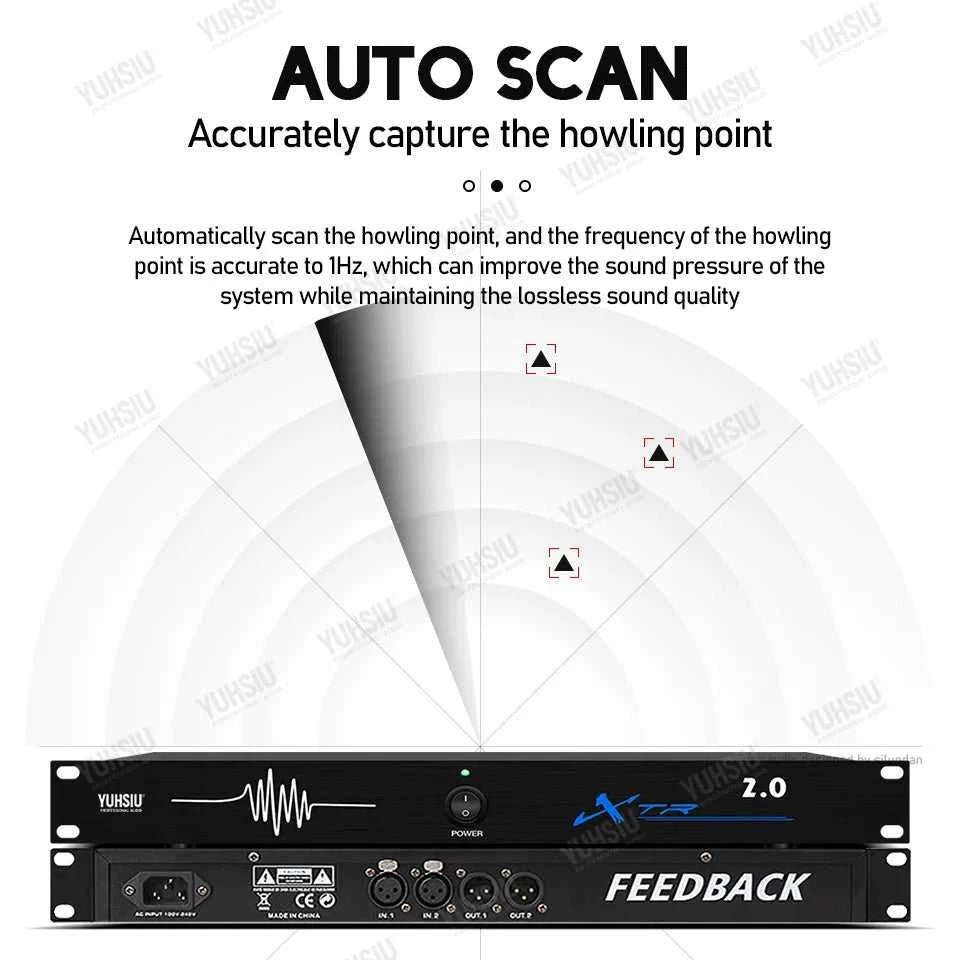 Professional Feedback Destroyer 2 in 2 Out Performance Stage Conference Automatic Anti-Howling KTV Microphone Frequency Shifter The jack market .AU The jack market .AU Accessories Electronics $ 239 14:29#2.0 220V