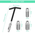 Spark Plug Sleeve T-shape 16/18/21mm  Auto Motorcycle Spark Plug Removal Tools 4PCS Auto Repair Tool Set  Removal Tool
